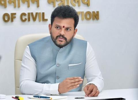 civil aviation minister Ram Mohan Naidu Kinjarapu-c-India civil aviation ministry