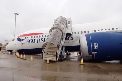 BA 787 nose-gear accident-c-AAIB