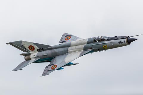 Romanian air force MiG-21