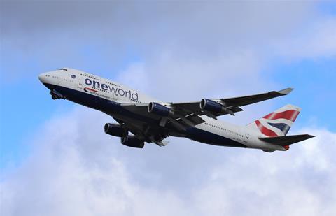 British Airways 747-400 Oneworld