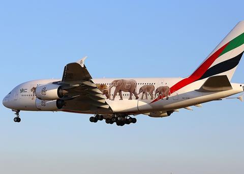 Emirates A380 A6-EOM-c-湯小沅 /Creative Commons