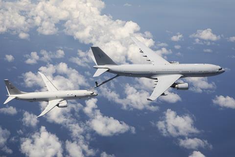 MRTT Refuels P-8A