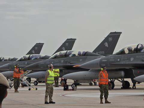 Argentine F-16s in Rio Cuarto