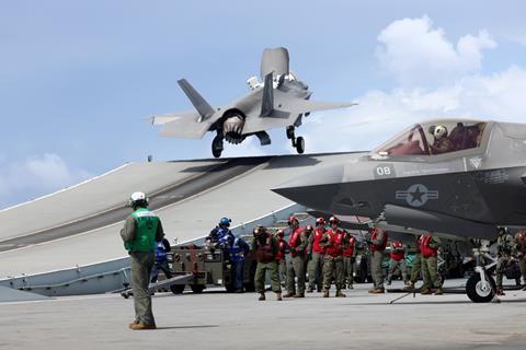 F-35B HMS Queen Elizabeth launch