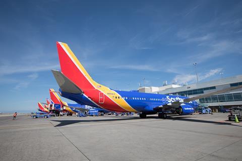 Southwest Airlines Boeing 737-800s at Denver