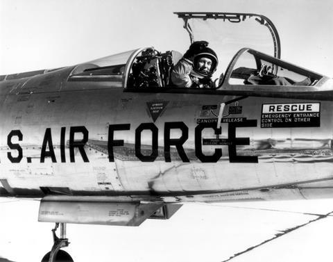 Chuck Yeager in NF-104 in 1963