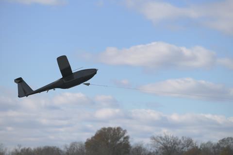 Hybrid Tiger being launched with a winch system c US Navy