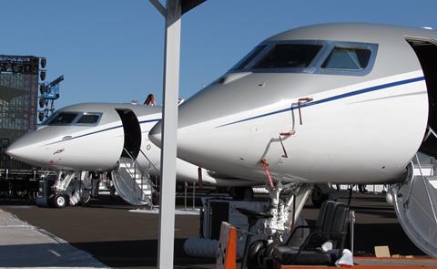 Gulfstreams at NBAA Las Vegas