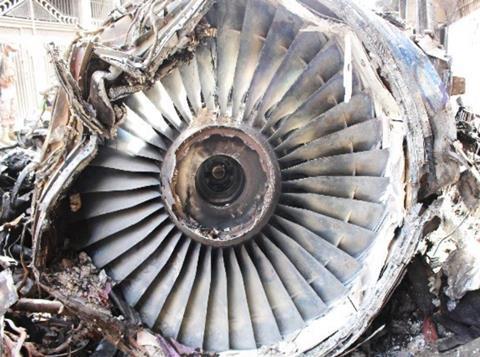 PIA A320 engine debris-c-AAIB Pakistan
