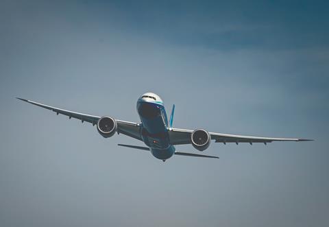 777-9 at Singapore air show