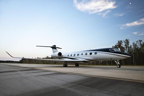 G800 on the ramp