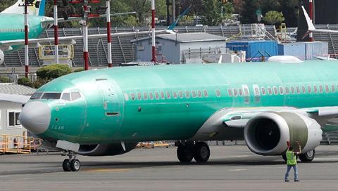 737 Max 8 at Renton