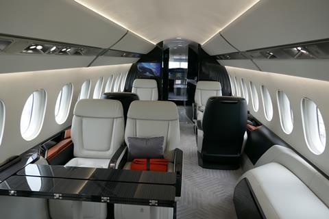 Dassault Falcon 6X interior 