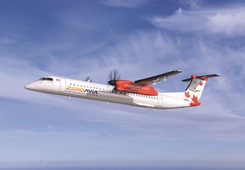 De Havilland Canada and ZeroAvia's hydrogen-electric Dash 8-400