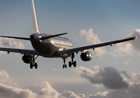aircraft on approach-c-Shutterstock