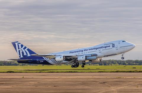 Rolls-Royce 747 testbed with Pearl 10X