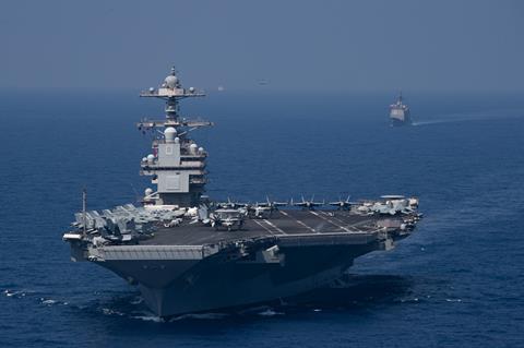 USS Gerald R Ford c USN