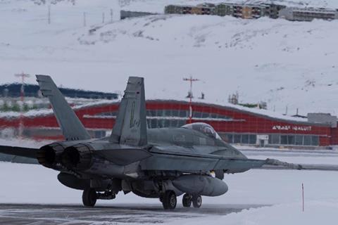 RCAF-CF-18 arctic