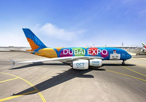 A380 Dubai Expo livery