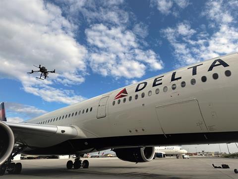 Delta Air Lines inspection drone