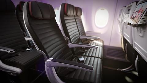 Virgin Australia 737-8 interior