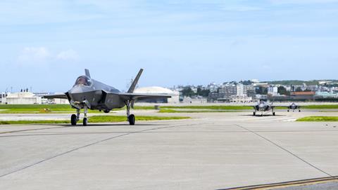 USAF F-35As at Kadena