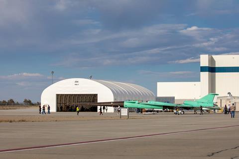 NASA's X-59 supersonic demonstrator in Palmdale