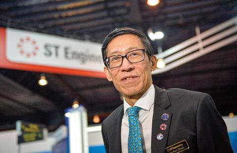 head of ST Engineering’s aerospace unit Lim Serh Ghee