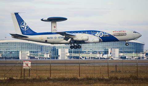 NATO AWACS in Romania