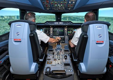 Emirates A350 simulator-c-Emirates