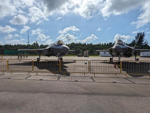 F-35A Singapore Airshow 2024