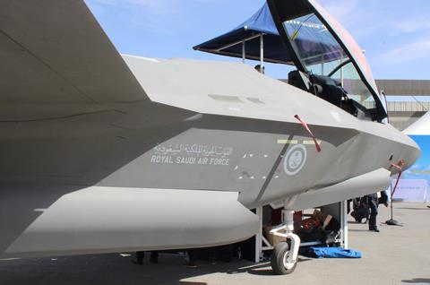 F-35 model for RSAF at WDS 2026