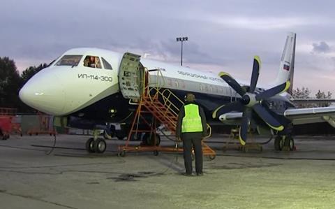 Il-114 engine test 2