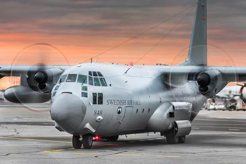 Swedish air force C-130H