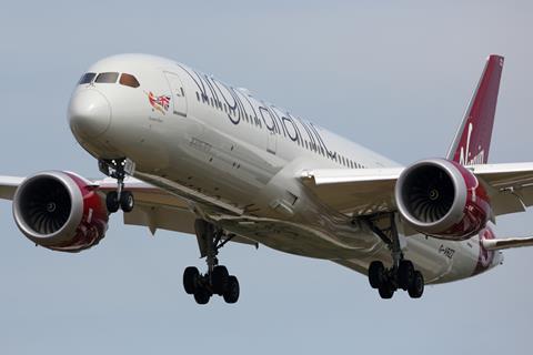 Virgin Atlantic 787 (shutterstock)