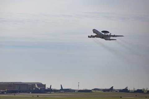 E-3 retirement take off