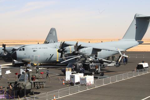 RAF A400M at WDS 2026