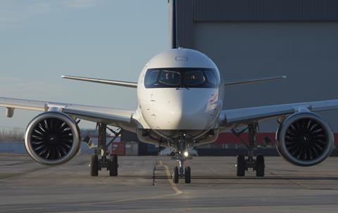 An Air Canada Airbus A220-300