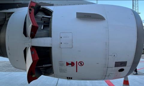 TAP A320 reverser doors incident-c-Havarikommissionen Denmark
