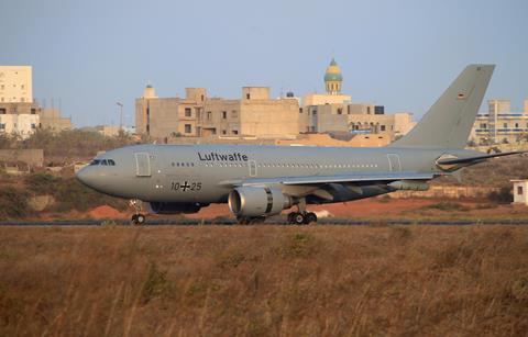 German air force A310 in Senegal