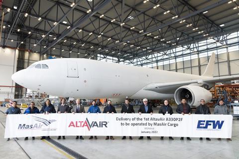 EFW delivers first A330P2F to lessor Altavair | News | Flight Global