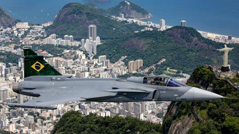 Saab F-39E for Brazil c Saab