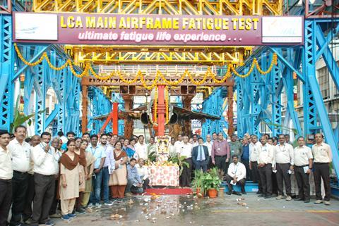 HAL Tejas Fatigue Testing