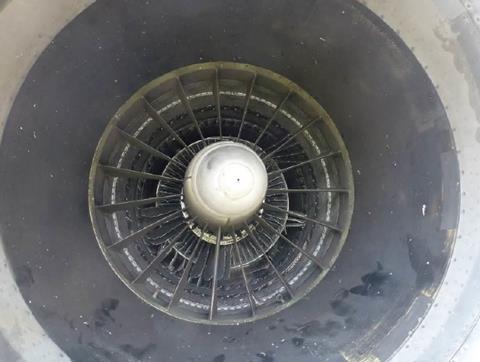 PK-JRW Engine damage