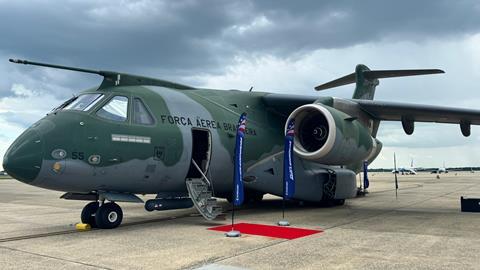 KC-390 at Joint Base Andrews