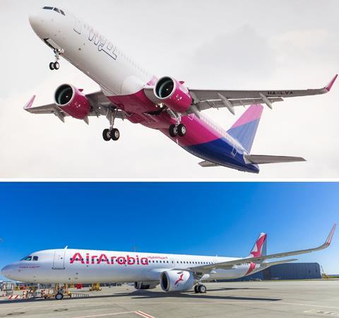 Wizz Air Arabia montage