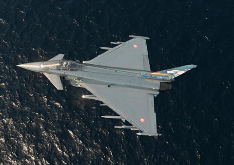 Spanish air force Eurofighter Halcon
