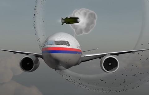 MH17 detonation