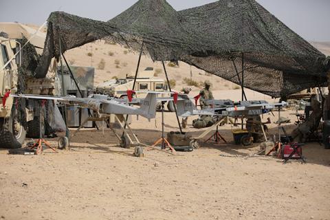 AeroVironment Jump 20s being maintained in the field c AeroVironment