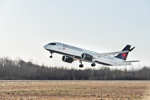 Air Canada's first A220